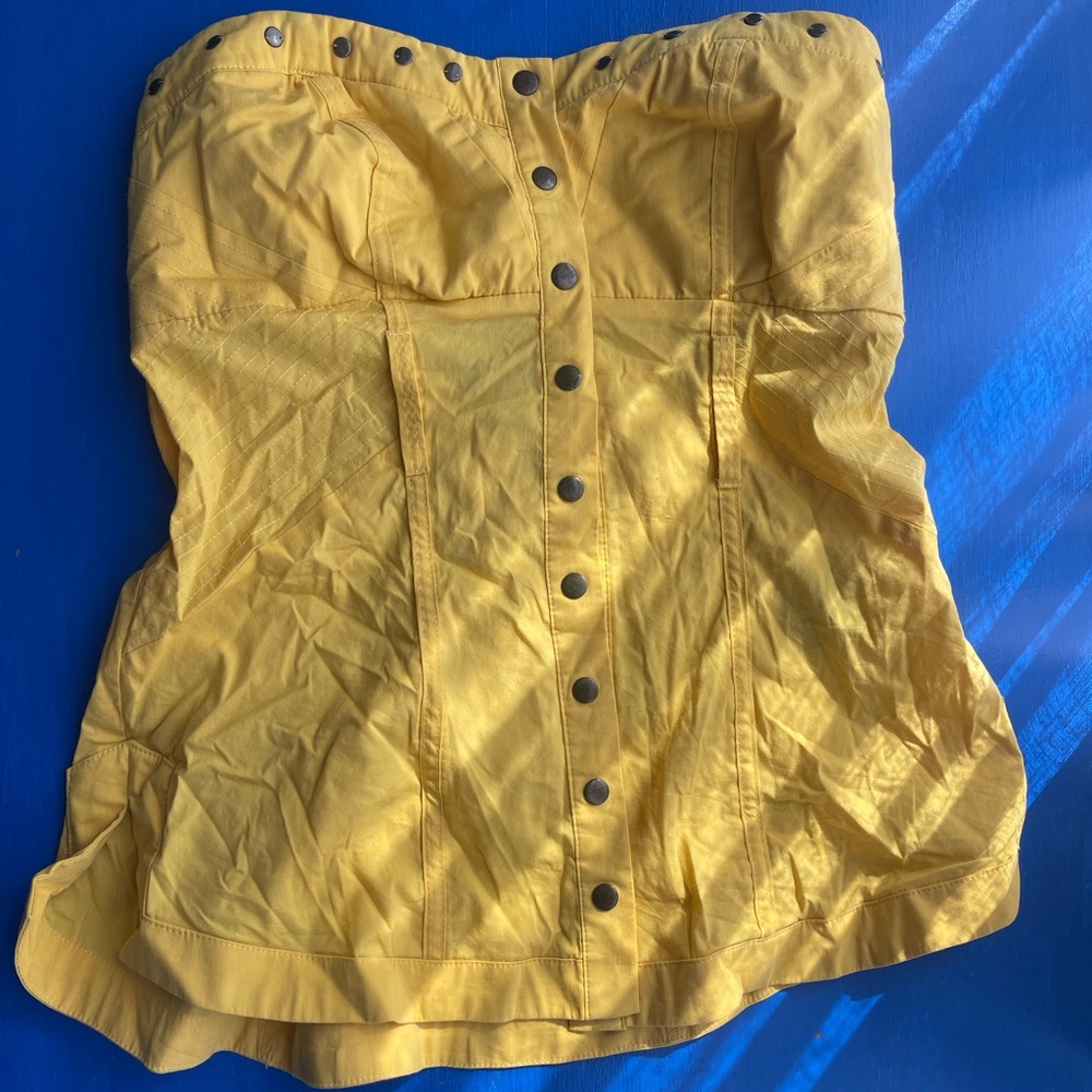 Vintage Bebe - strapless corset top